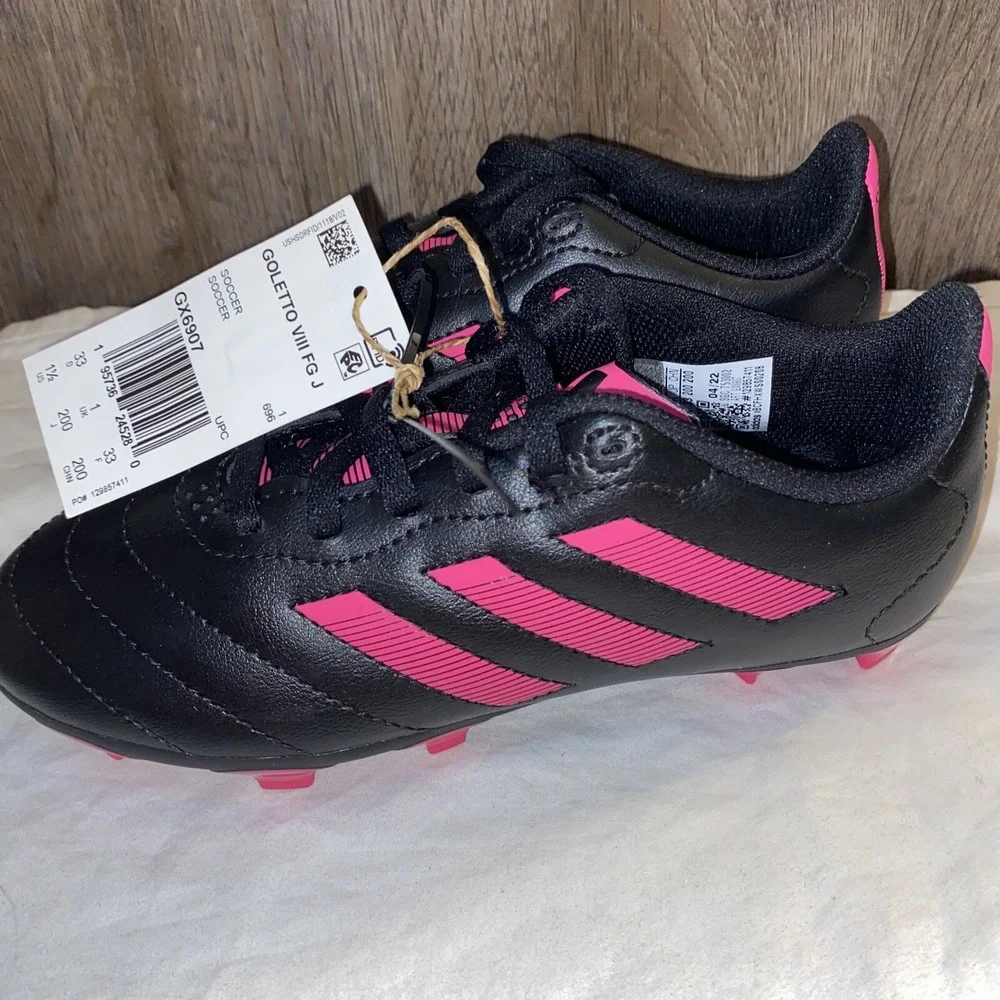 NWT‎ Adidas Unisex-Child Goletto VIII Firm Ground Cleats, Sz 1.5